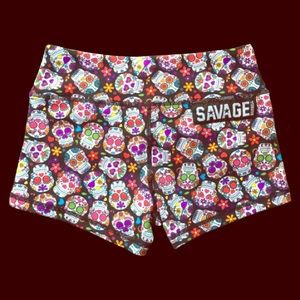 Savage Barbell Shorts - Savage Barbell Spandex Shorts Savage Barbell Shorts - Savage Barbell Spandex Shorts